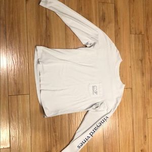 Long Sleeve White Vineyard Vines. Size: Small